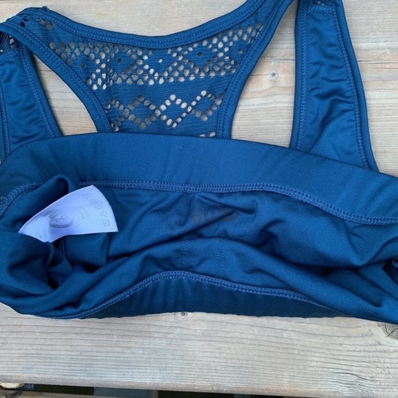 Zyia Blue Sports Bra sz M - Picture 3 of 7